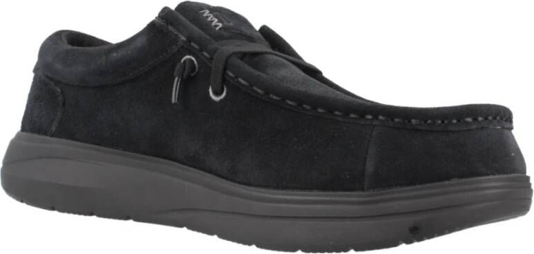 Hey Dude Geveterde schoenen in Wally X Suede Black Heren