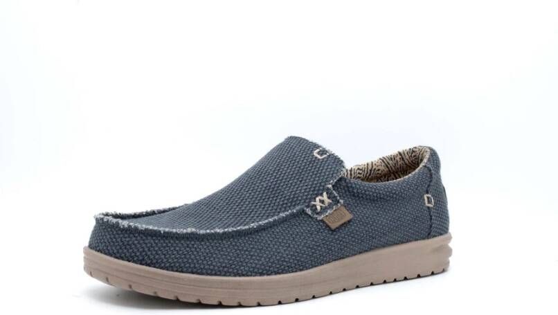 Hey Dude Gevlochten Slip-On Sportschoenen Blauw Blue Heren