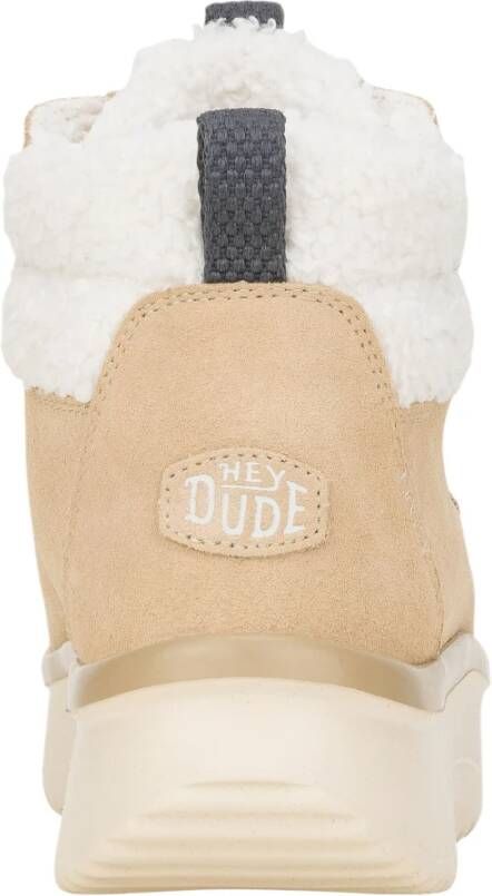 Hey Dude Gezellige Suède Apres Laarzen Beige Dames