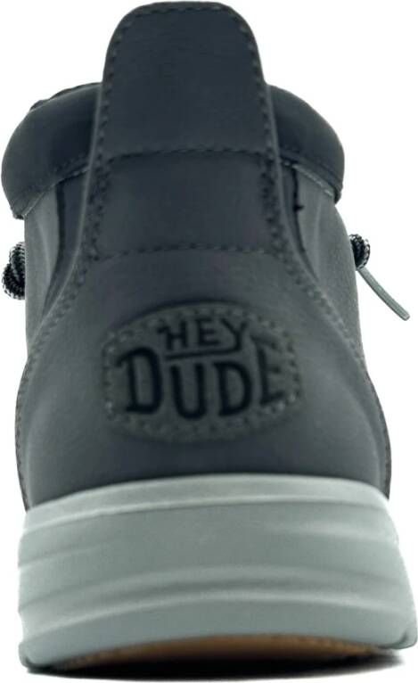 Hey Dude Grijze Platte Schoenen voor Mannen Gray Heren