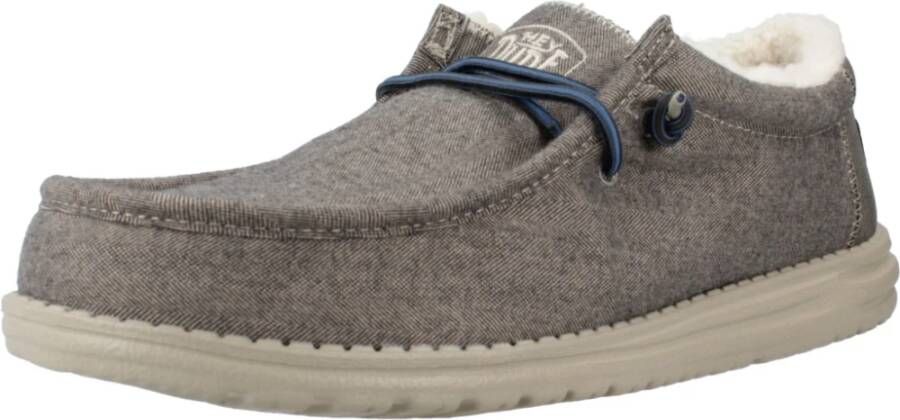 Hey Dude Herringbone Veterschoenen Brown Heren