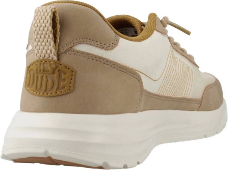 Hey Dude Hoge Top Hype Sneakers Beige Heren