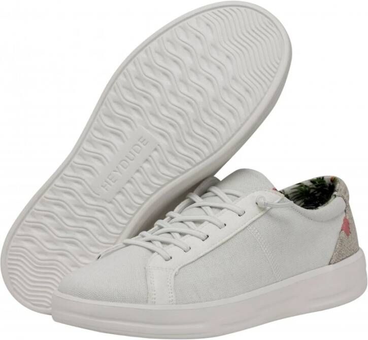 Hey Dude Innovatieve Street Sneaker White Dames