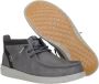 HEYDUDE Wally Mid GripR Classic Heren Instappers Grey Black - Thumbnail 4