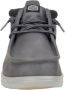 HEYDUDE Wally Mid GripR Classic Heren Instappers Grey Black - Thumbnail 5