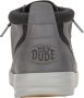 HEYDUDE Wally Mid GripR Classic Heren Instappers Grey Black - Thumbnail 6