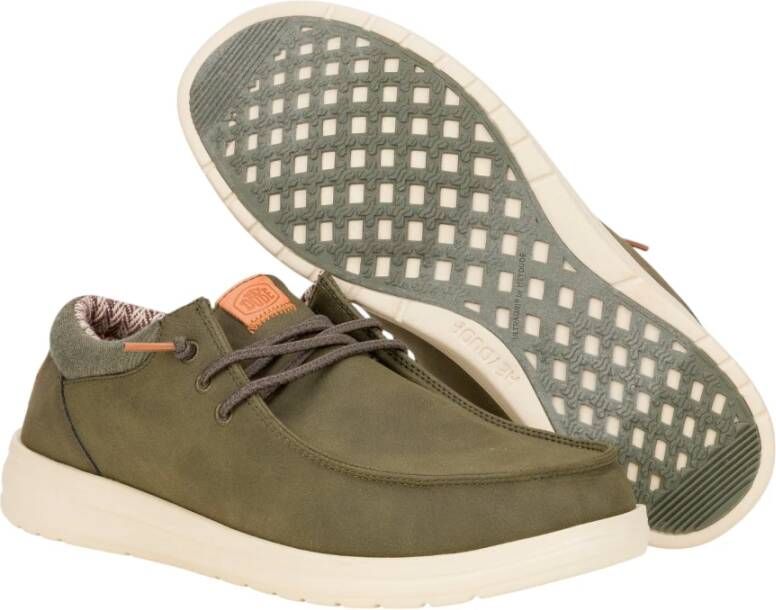 Hey Dude Klassieke Groene Platte Schoenen Green Heren