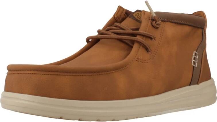 Hey Dude Klassieke Veterschoenen Brown Heren