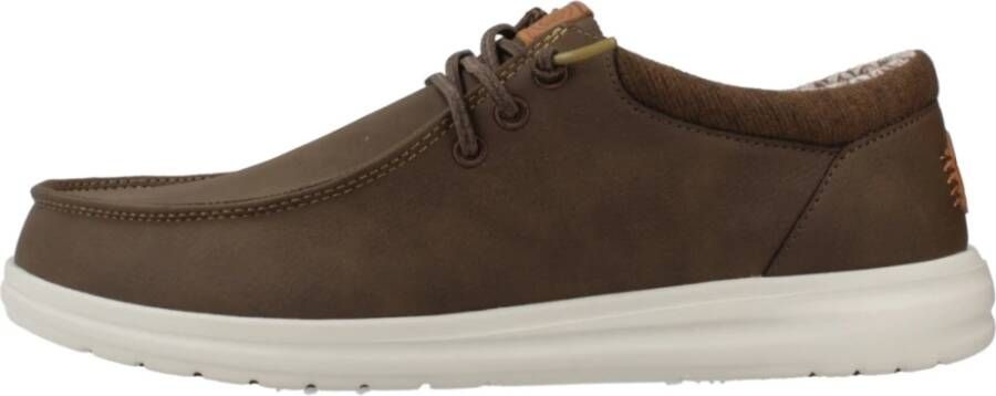 Hey Dude Klassieke Veterschoenen Brown Heren