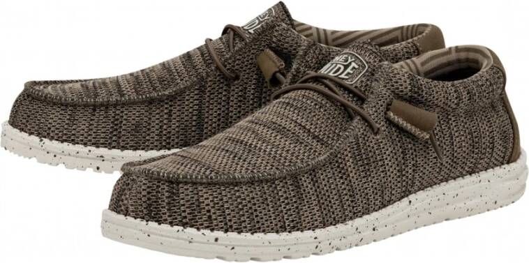 Hey Dude Klassieke Wally Sox Sneaker Brown Heren