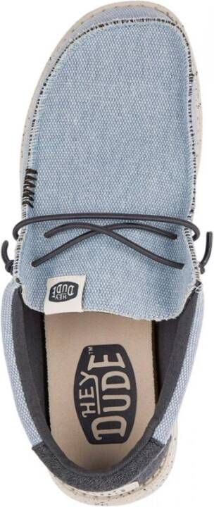 Hey Dude Kust Jute Sneaker Blue Heren