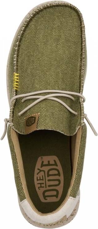 Hey Dude Kust Jute Sneaker Green Heren