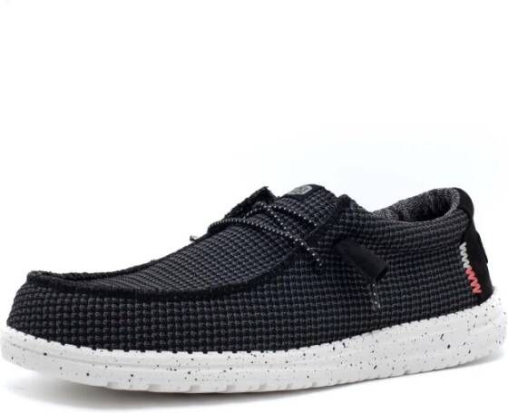 Hey Dude HEYDUDE Wally Sport Mesh Heren Instappers Black White - Foto 5