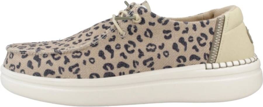 Hey Dude Leopard Rise Veterschoenen Black Dames