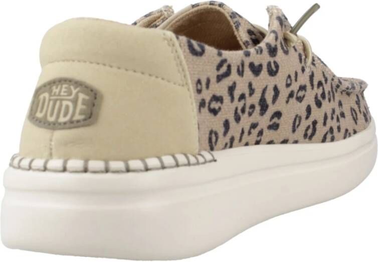 Hey Dude Leopard Rise Veterschoenen Black Dames