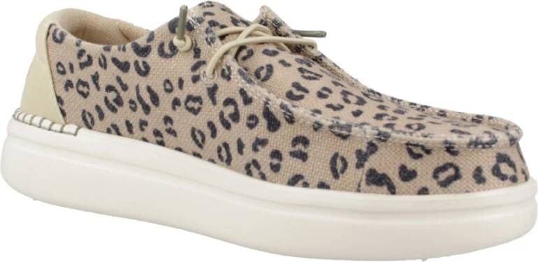 Hey Dude Leopard Rise Veterschoenen Black Dames