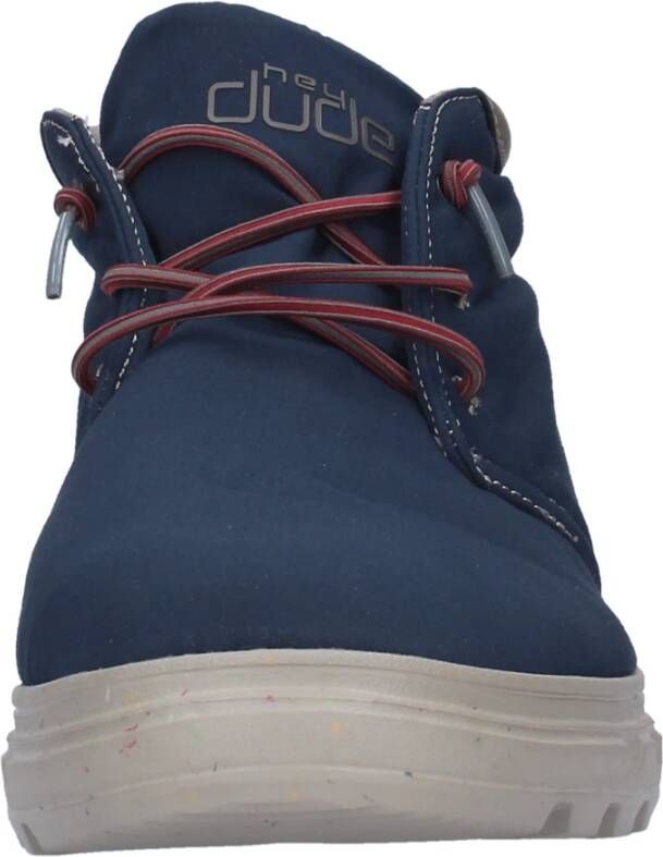 Hey Dude Lichtgewicht Casual Schoen Blue Heren