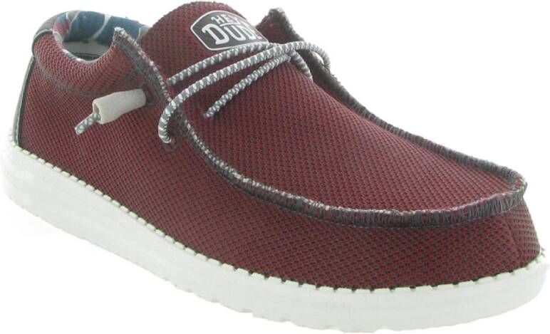 Hey Dude Madrid Wally Sox Schoenen Red Heren