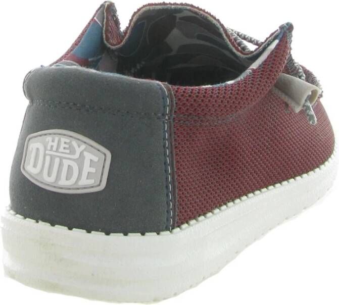 Hey Dude Madrid Wally Sox Schoenen Red Heren