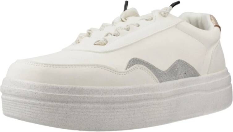 Hey Dude Metallic Lift Sneakers White Dames