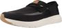 HEYDUDE Sirocco Neutrals Heren Sneakers Black White - Thumbnail 4