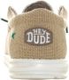 Hey Dude Vegan Zomer Sneaker Beige Heren - Thumbnail 7