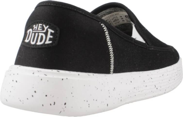 Hey Dude Sport Mesh Sneakers Black Heren