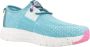 HEYDUDE Sirocco Sport Stripe Dames Sneakers Teal - Thumbnail 7