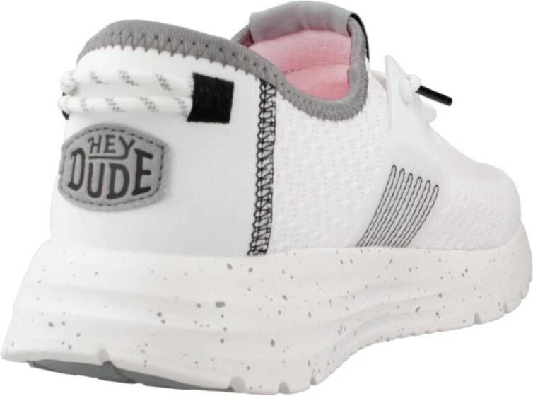 Hey Dude Sport Stripe Sneakers White Dames