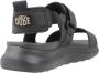 HEYDUDE Collins Mono Sport Dames Sandalen Black Black - Thumbnail 5