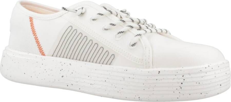 Hey Dude Sportieve Heathered Sneakers White Dames