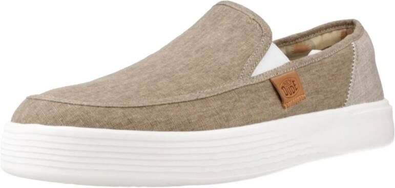 Hey Dude Stijlvolle Craft Loafers Beige Heren