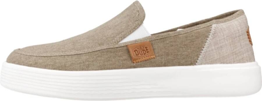 Hey Dude Stijlvolle Craft Loafers Beige Heren