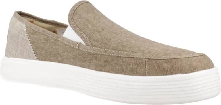 Hey Dude Stijlvolle Craft Loafers Beige Heren