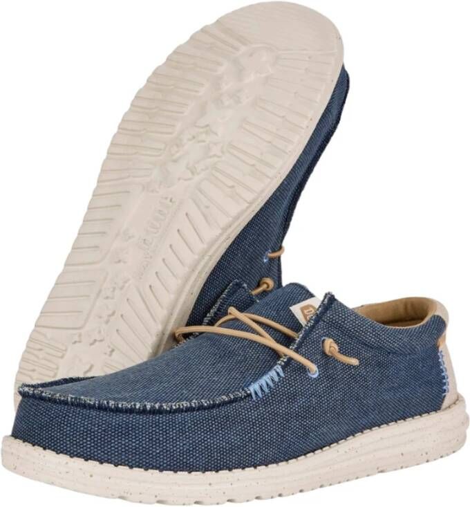 Hey Dude Stijlvolle Schoenen voor Mannen en Vrouwen Blue Heren