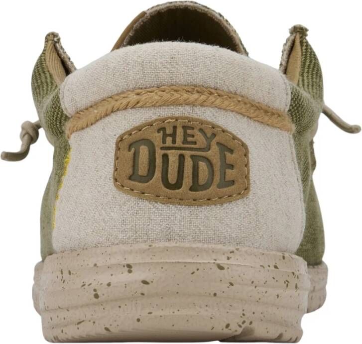 Hey Dude Stijlvolle Sneakers voor Mannen en Vrouwen Green Heren