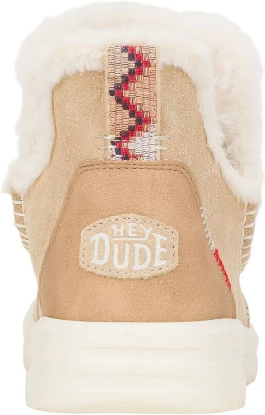 Hey Dude Suede Camden Schoenen Beige Dames