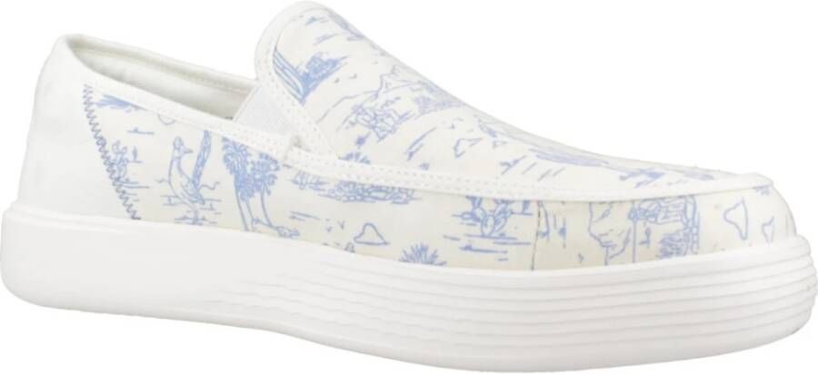 Hey Dude Sunapee Slip On Sneakers White Heren