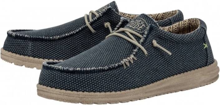 Hey Dude Denim Sneakers voor Mannen Blue Heren