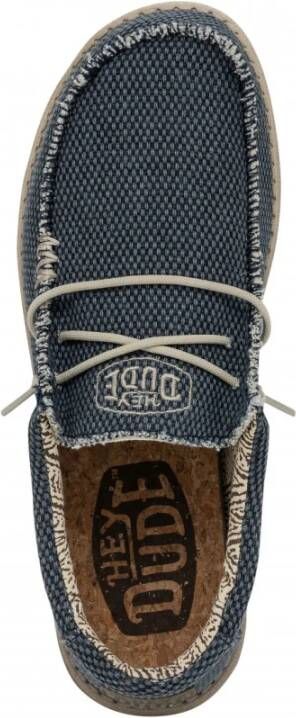 Hey Dude Denim Sneakers voor Mannen Blue Heren