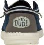 Hey Dude Wally Letterman Navy Grey Schoenen Blue Heren - Thumbnail 4