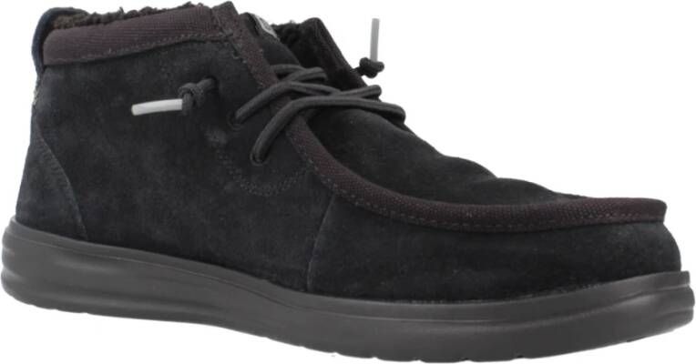 Hey Dude Warmte Veterschoenen Black Heren