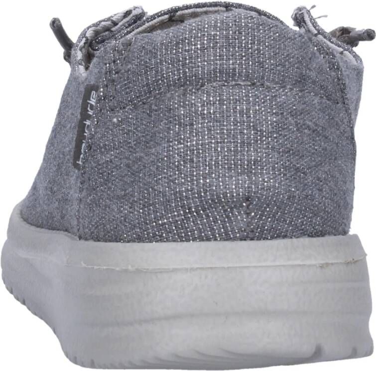 Hey Dude Wendy Canvas Sneaker Gray Dames