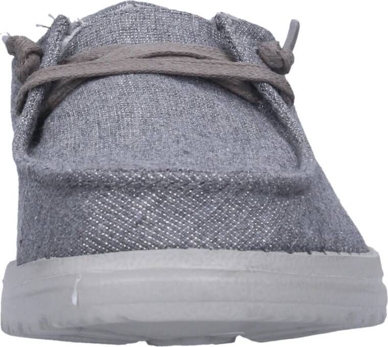 Hey Dude Wendy Canvas Sneaker Gray Dames