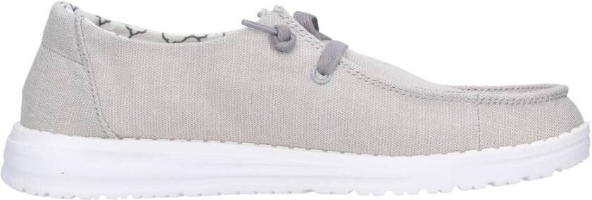 Hey Dude Wendy Canvas Sneaker Gray Dames