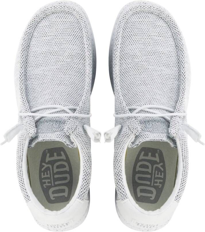 Hey Dude Witte Instapschoenen Gray Heren