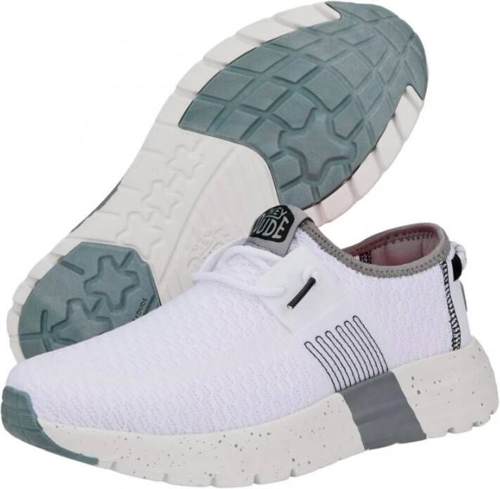 Hey Dude Witte Sirocco Sneakers White Dames