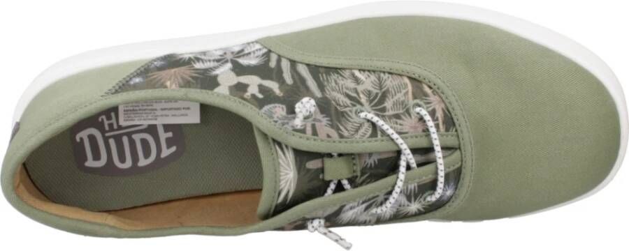 Hey Dude Woestijn Veterschoenen Green Heren