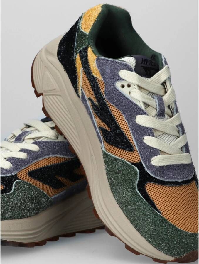 Hi-Tec Kleurrijke Sneakers Groen Oranje Geel Zwart Blauw Green Heren