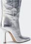 Hibourama Elegante leren laarzen met 10 cm hak Gray Dames - Thumbnail 8